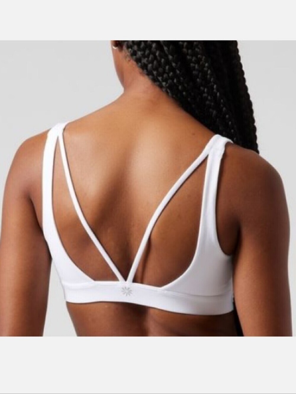 Athleta Purple Strappy Sports Bra Size Small